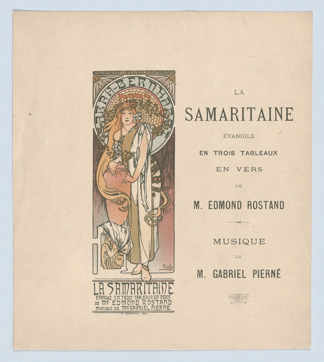 La Samaritana, 1897 da Alphonse Mucha