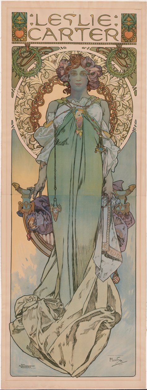 Leslie Carter da Alphonse Mucha