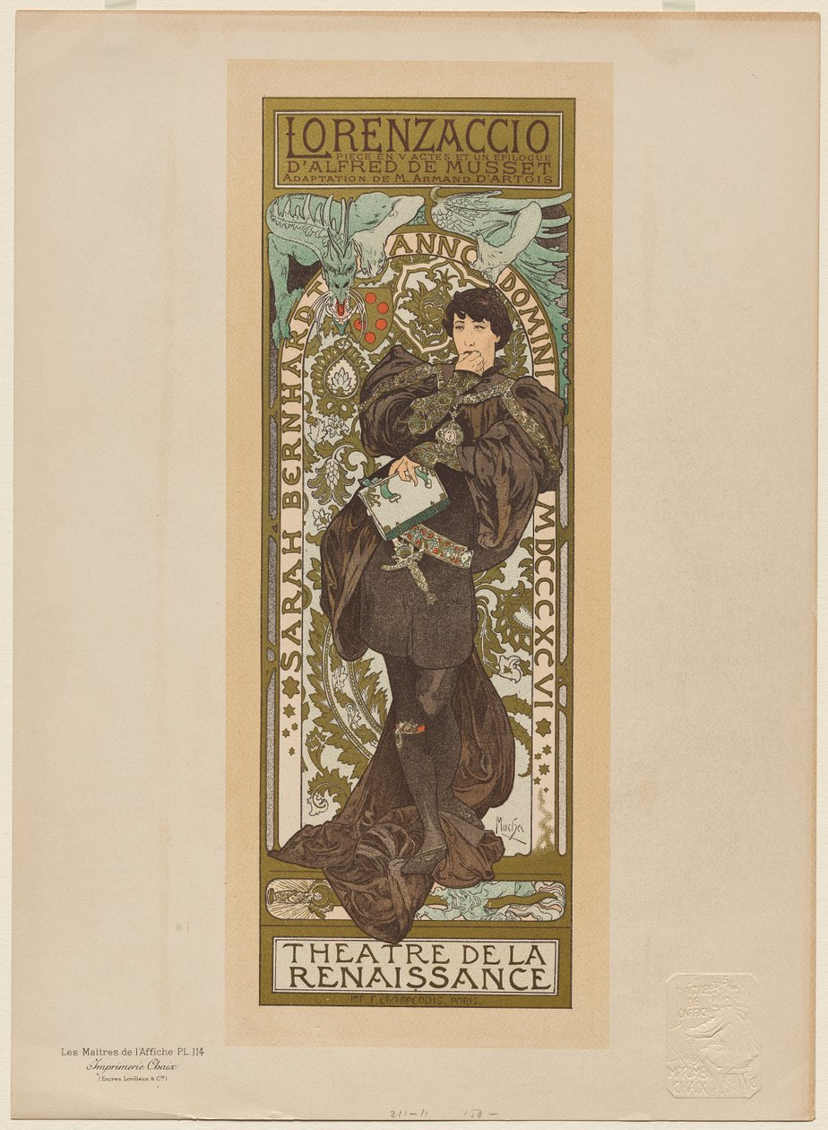 Lorenzaccio da Alphonse Mucha