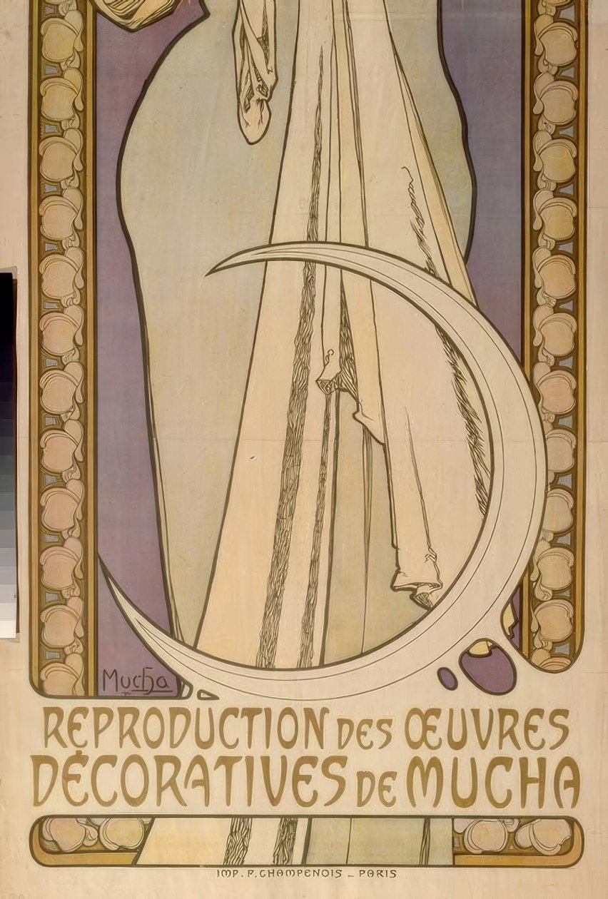 Lygie – Riproduzione delle opere decorative di Mucha da Alphonse Mucha
