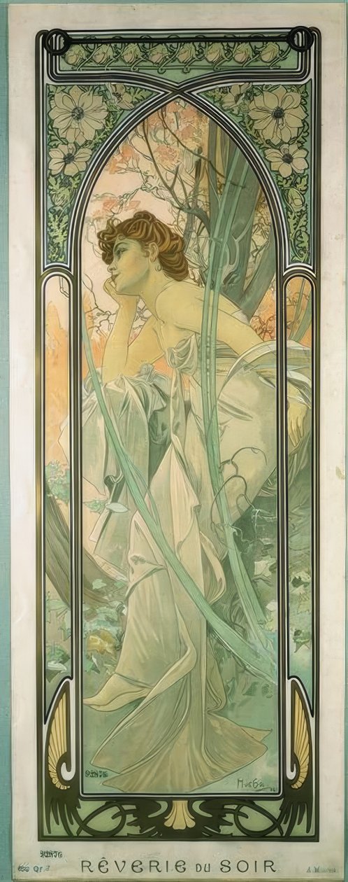 Rêverie du Soir da Alphonse Mucha