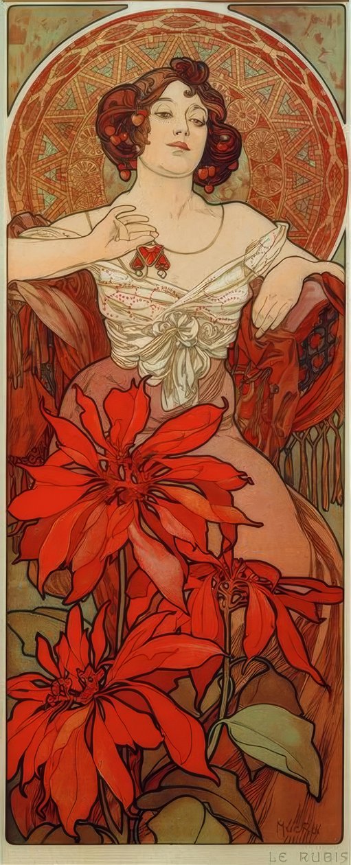 Rubino da Alphonse Mucha