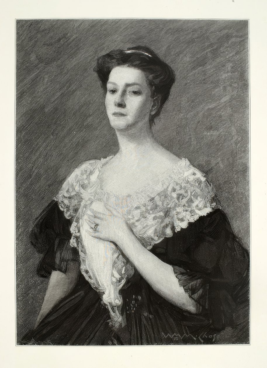 Ritratto di una donna da Alsace Henry Wolf