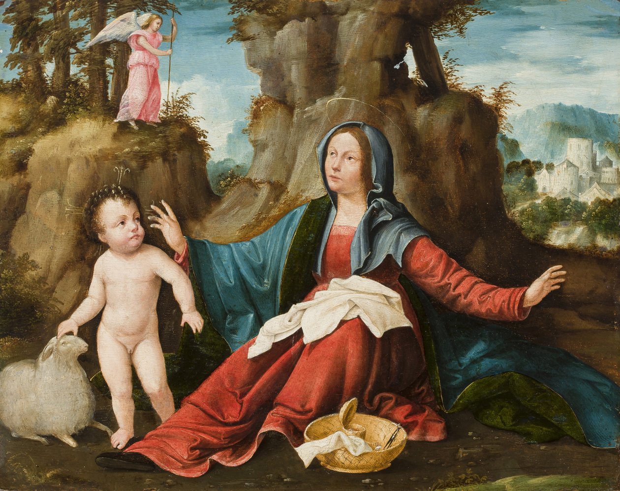 La visione della Vergine Maria, c.1518-20 da Altobello Melone