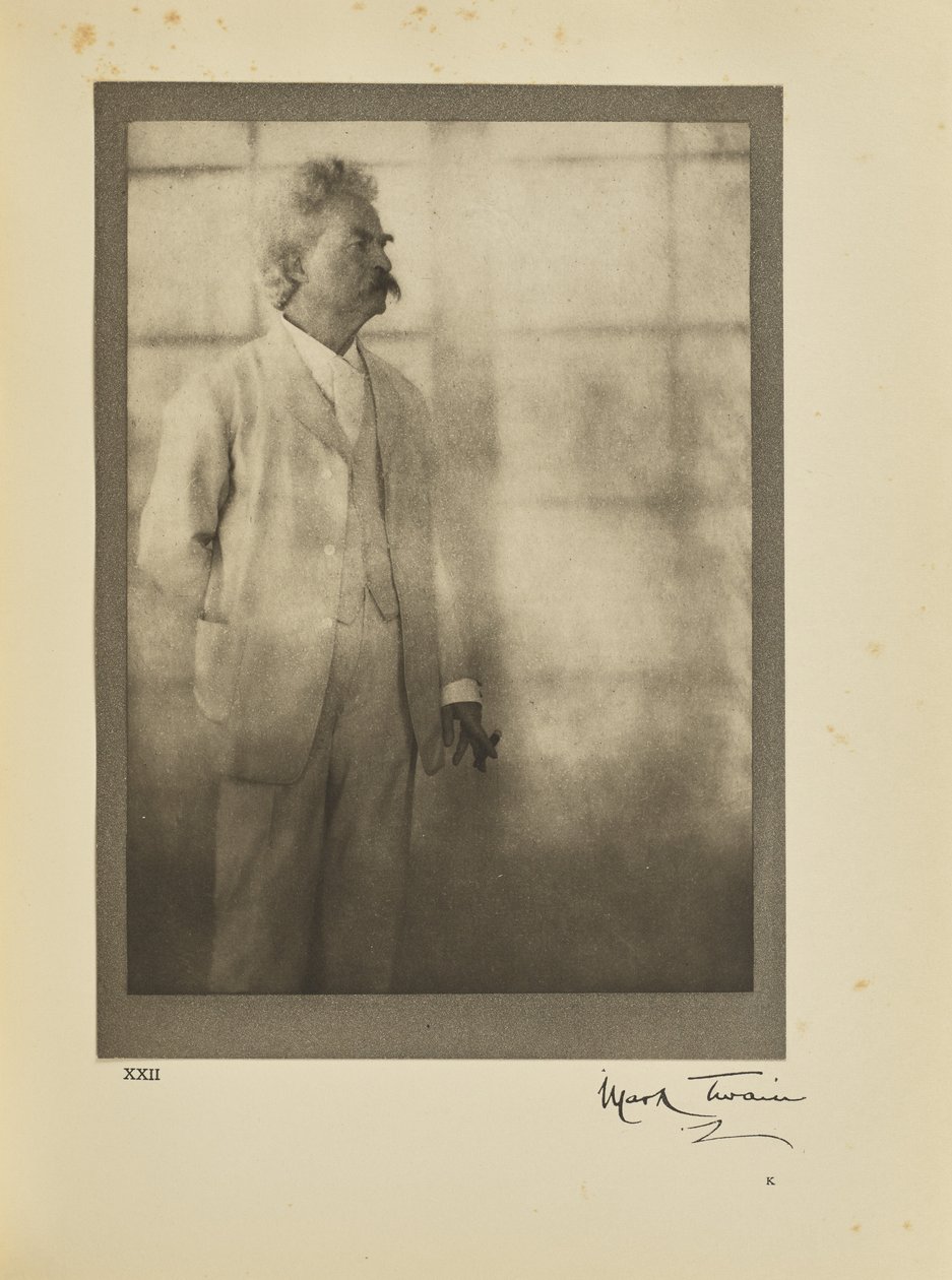Mark Twain (Samuel Langhorne Clemens) da Alvin Langdon Coburn