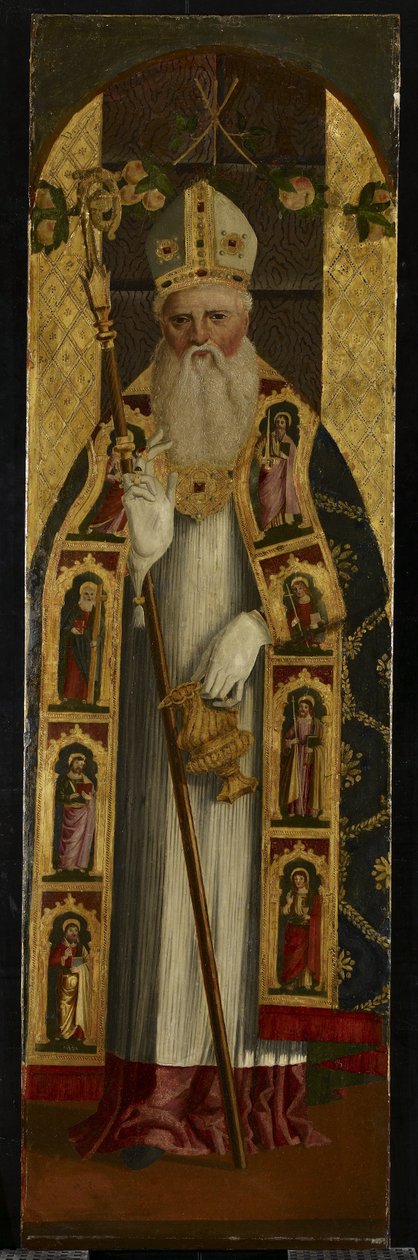 Un santo vescovo, fine XV secolo da Alvise Vivarini