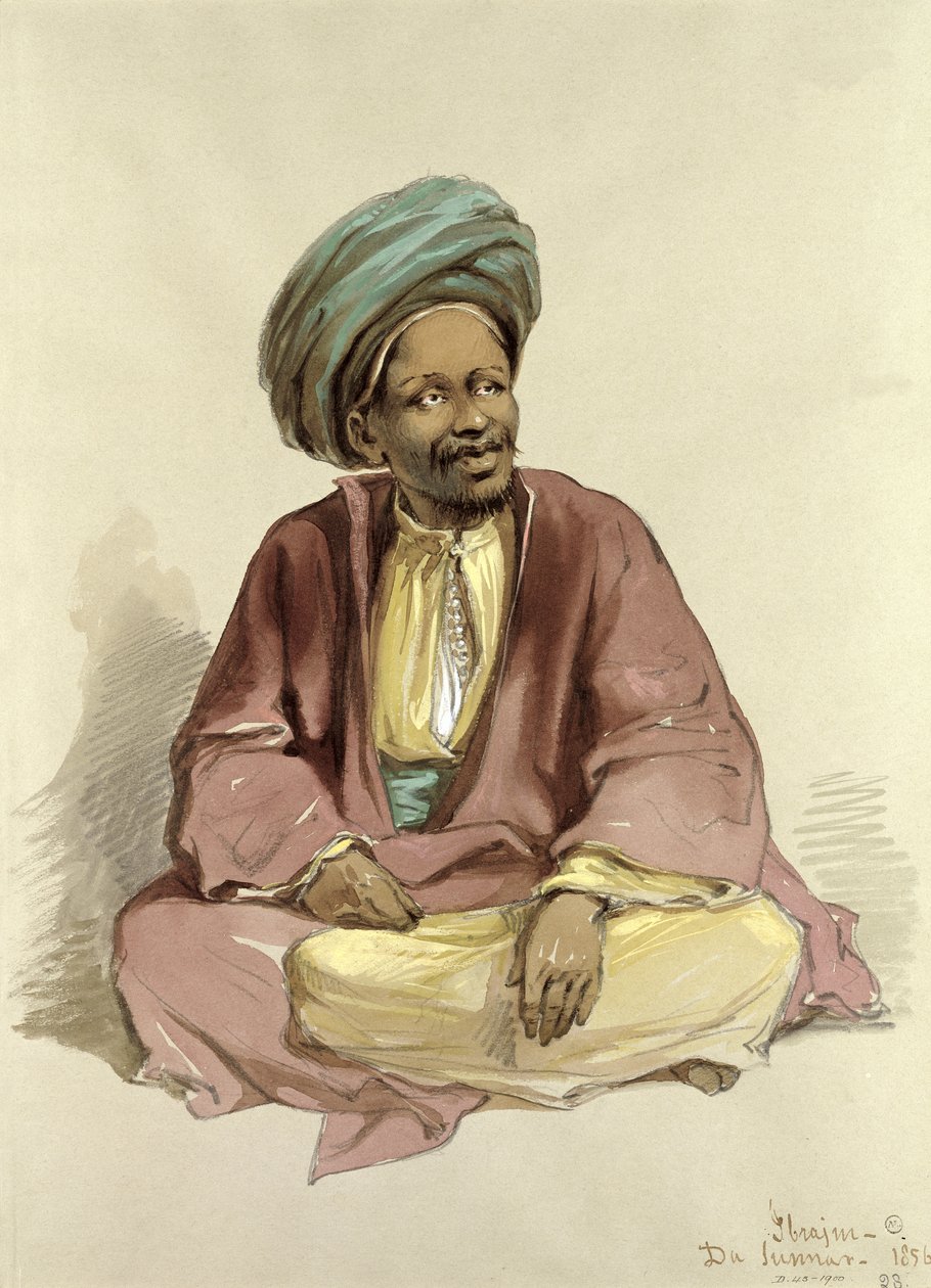 Ibrahim - da Sunnar, 1856 da Amadeo Preziosi