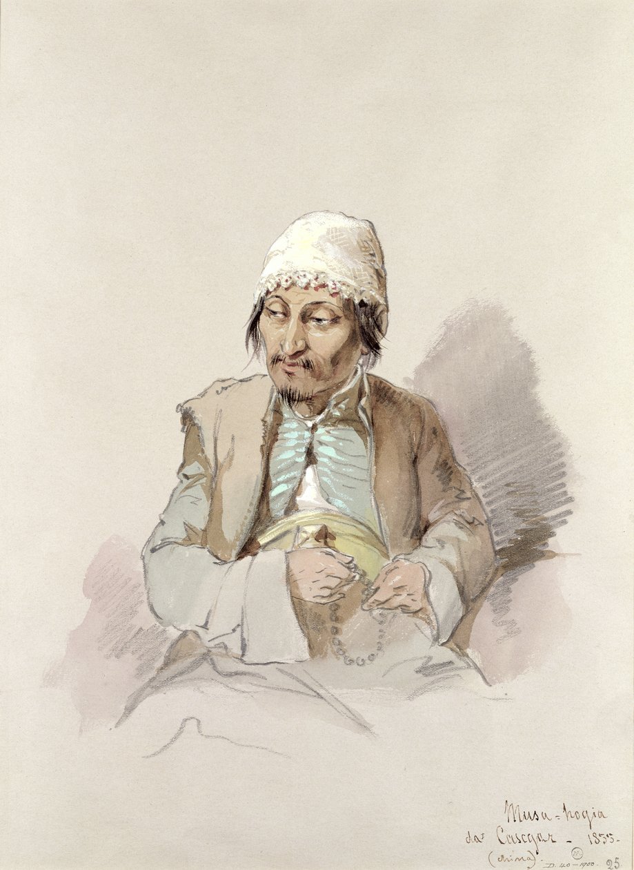 Musa - da Kashgar, c.1855 da Amadeo Preziosi