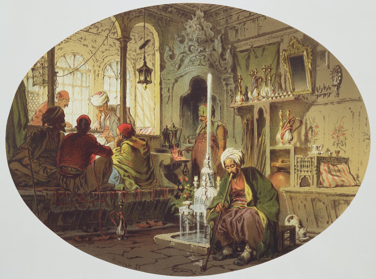 Caffè ottomano, 1862 da Amadeo Preziosi