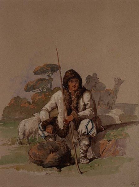 Pastore, c.1855 da Amadeo Preziosi