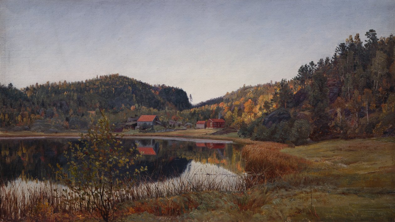 Trom Tjenndalen vicino a Risør da Amaldus Nielsen