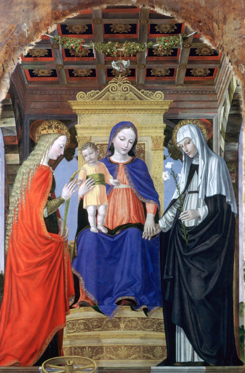 La Vergine e il Bambino con Santa Caterina d