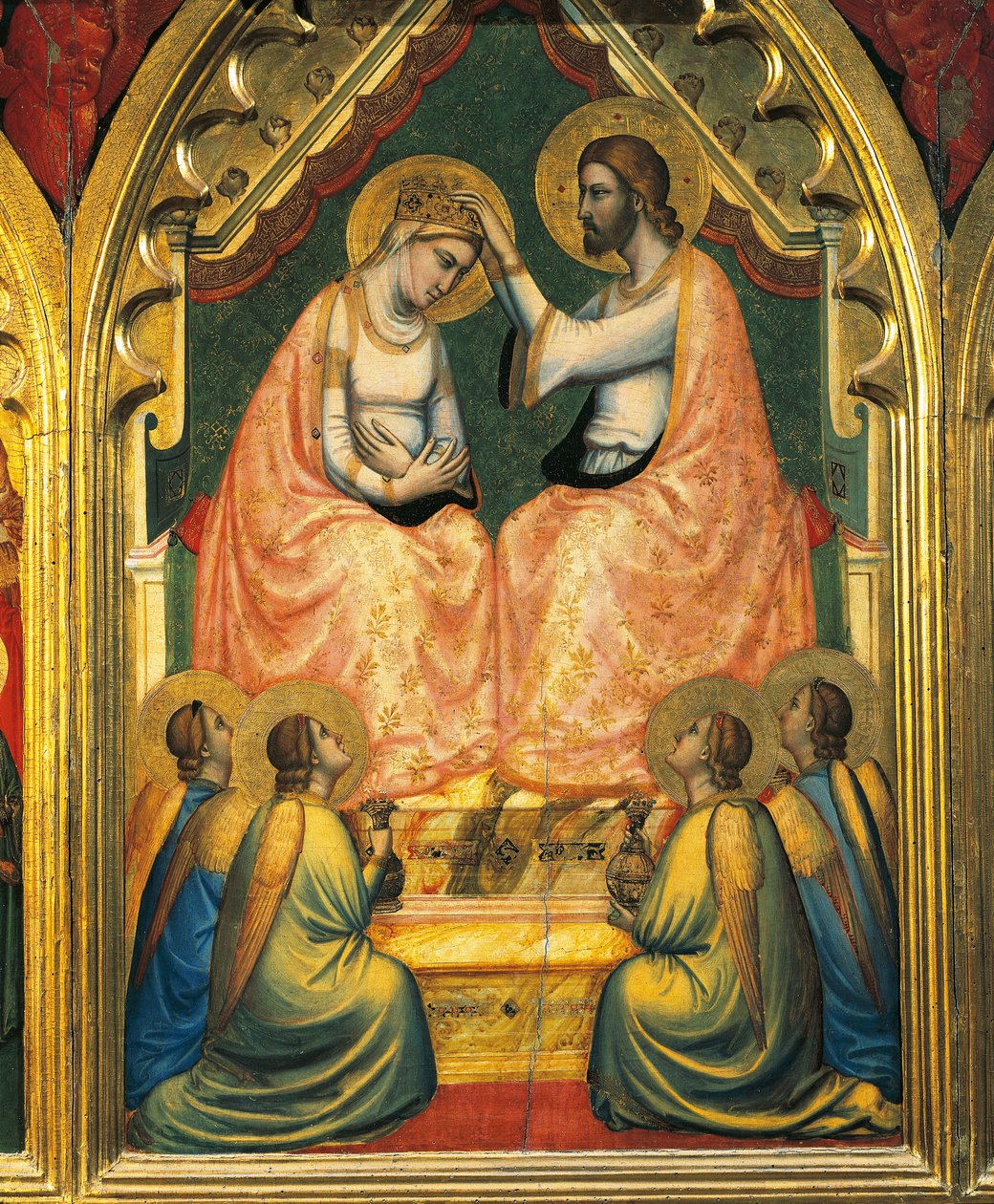 Incoronazione della Vergine da Ambrogio Bondone (workshop) Giotto