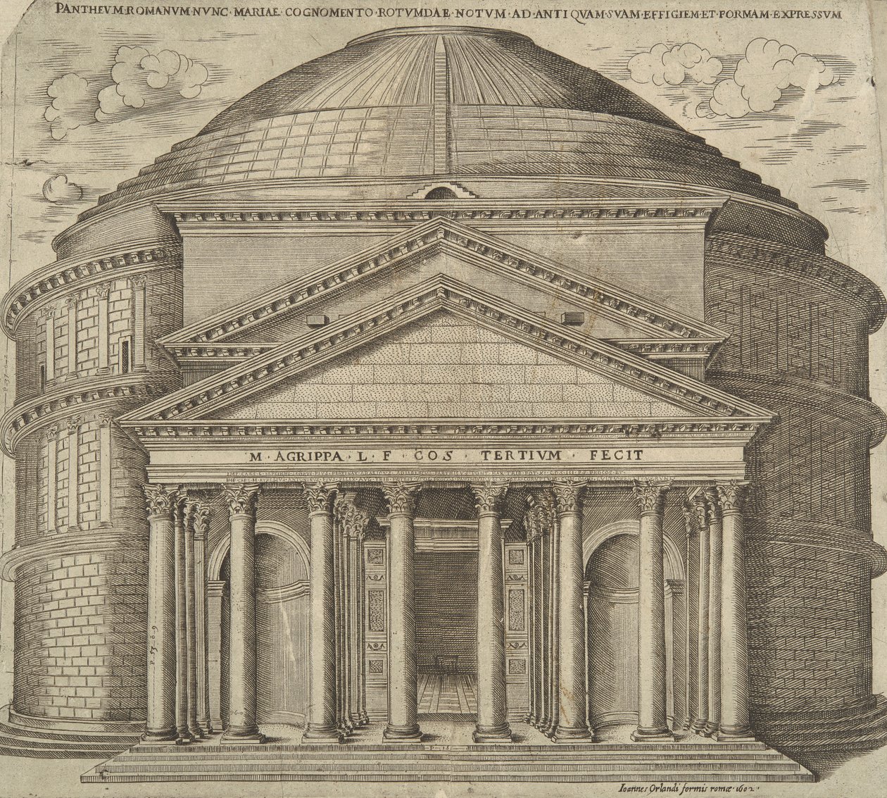 Pantheon Romano ora Mariae Cognomento da Ambrogio Brambilla