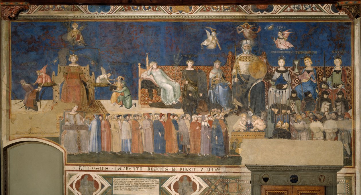Allegoria del buon governo da Ambrogio Lorenzetti
