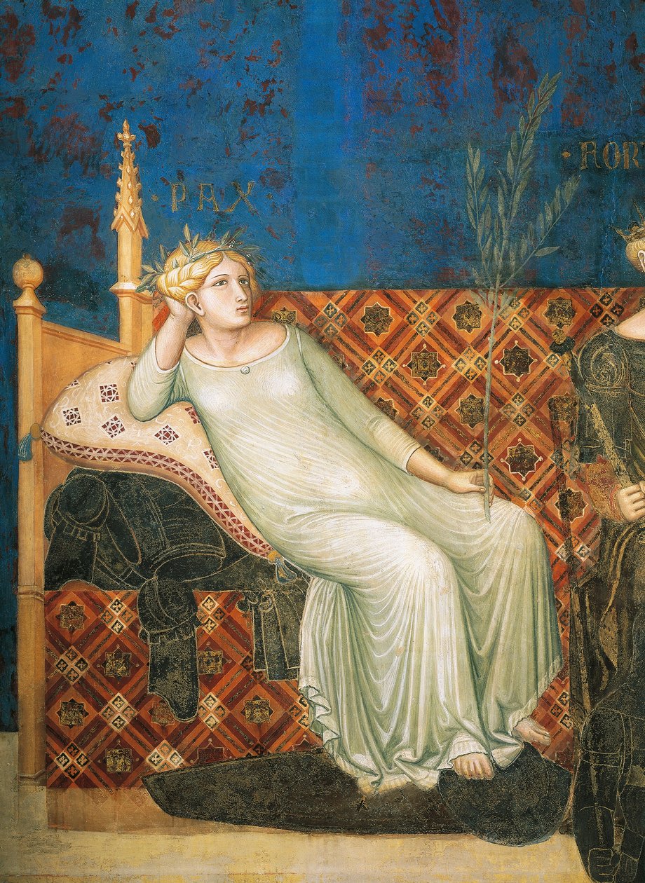 Allegoria del Buon Governo, pace, (dettaglio) dall
