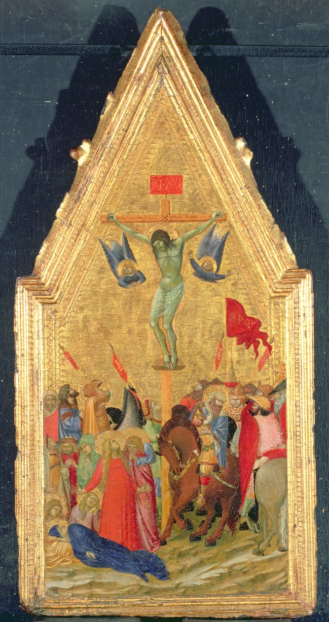 La crocifissione, c.1348-49 da Ambrogio Lorenzetti