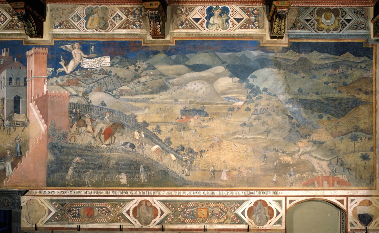 Gli effetti del buon governo in campagna da Ambrogio Lorenzetti