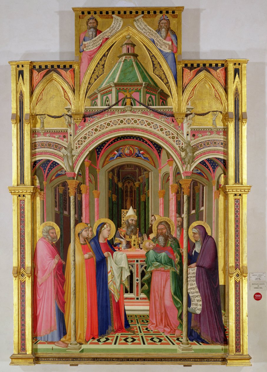 La presentazione al tempio, 1342 da Ambrogio Lorenzetti