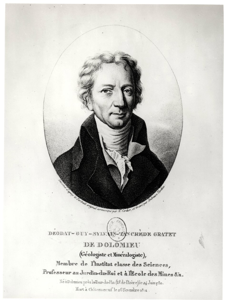 Dieudonne Dolomieu (1750-1801) da Ambroise Tardieu