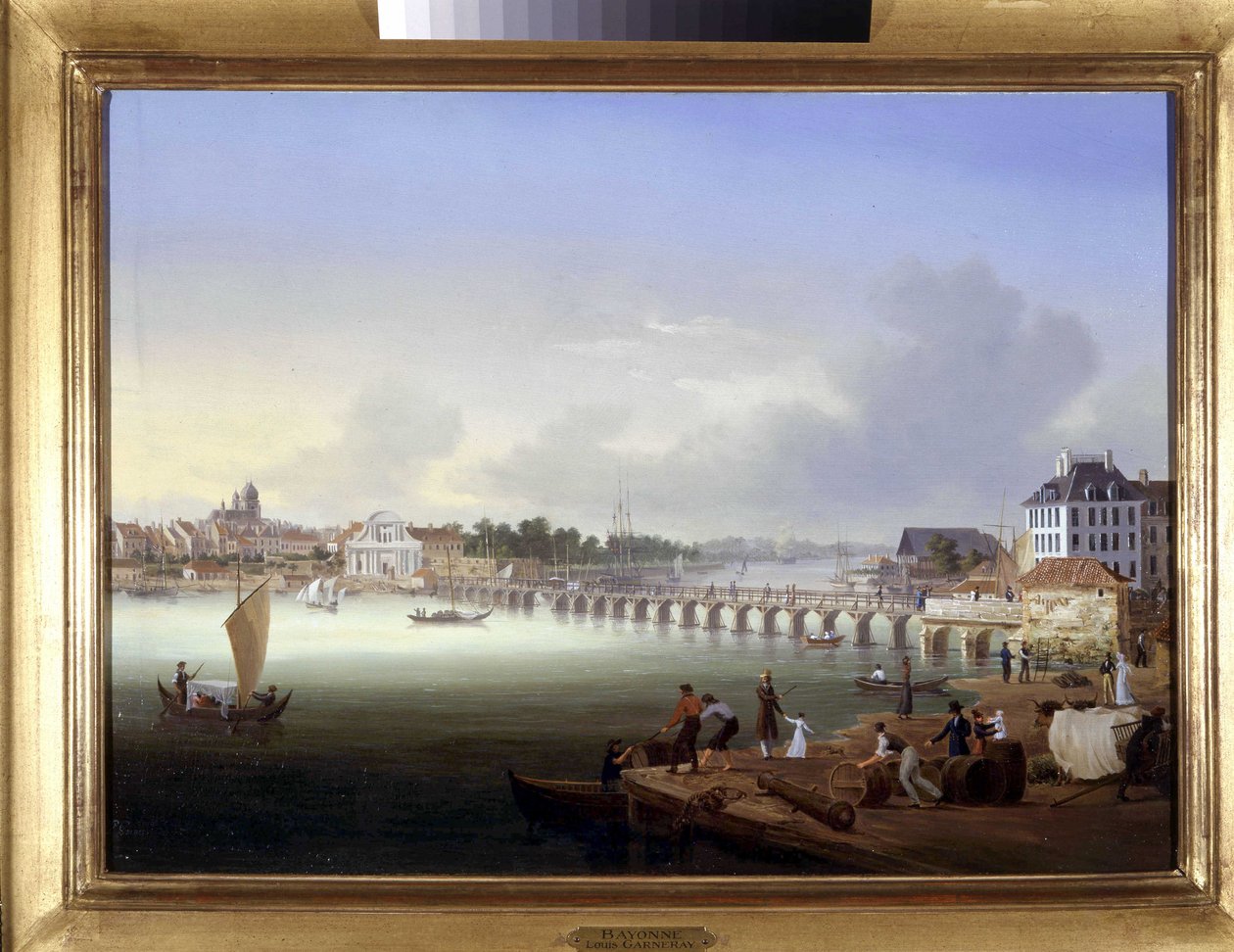 Bayonne di Louis Garneray, sd. c. 1820 da Ambroise Louis Garneray
