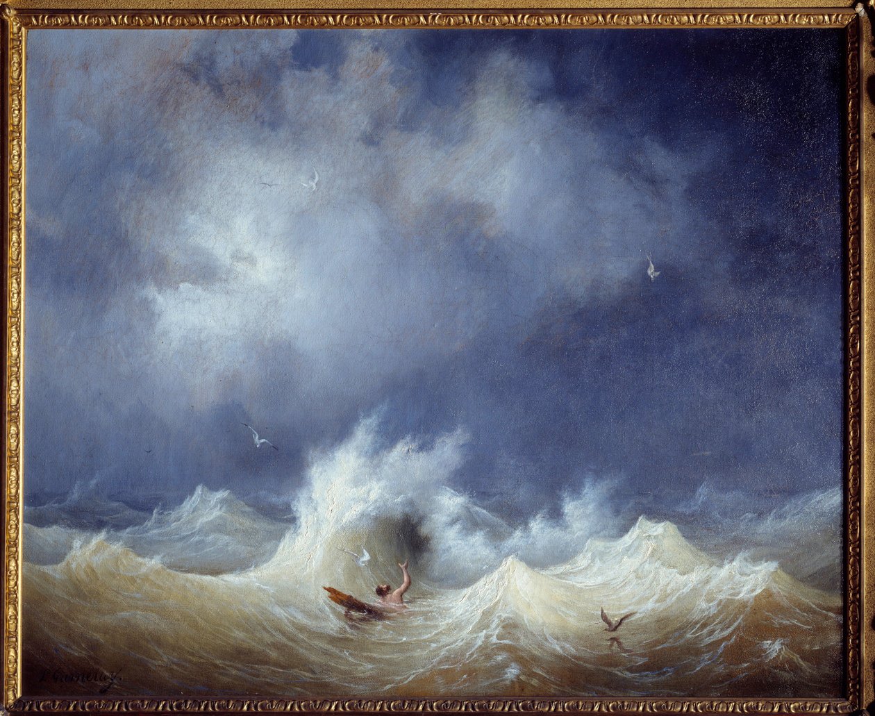 Il naufragio da Ambroise Louis Garneray