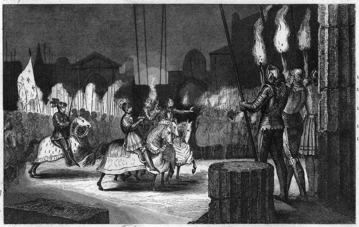 Carlo VIII entra a Roma nel 1494 per essere dichiarato Imperatore d