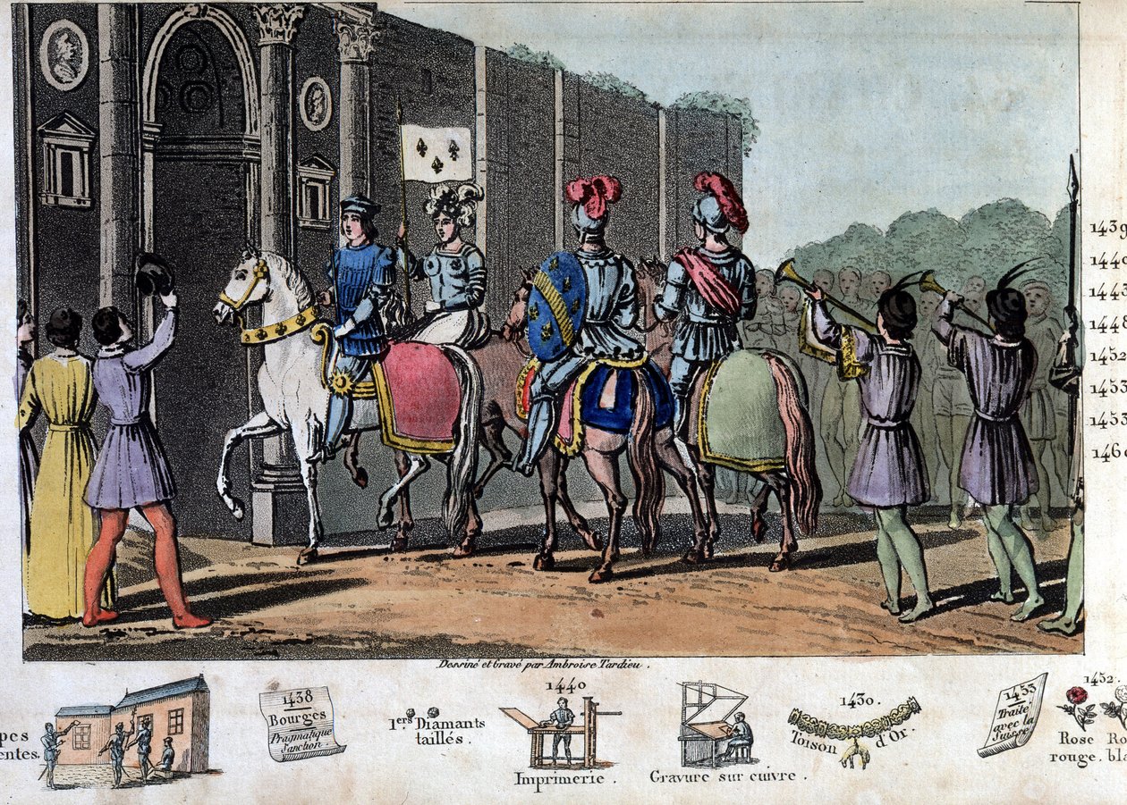 Carlo VII detto "Il Vittorioso" (1403-1461). Gli inglesi assediavano Orléans, ma Giovanna d