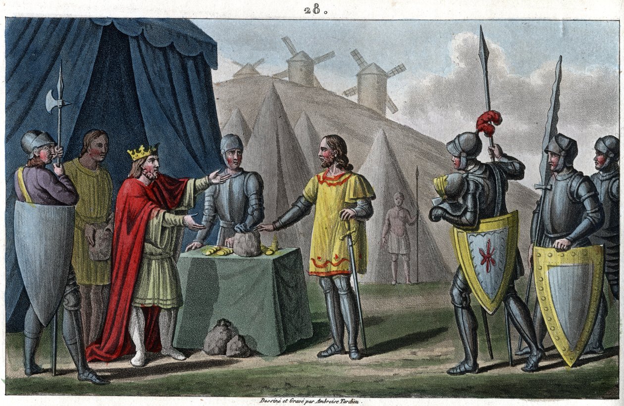 Carlo, dinastia carolingia, regnò dal 884 al 887. Non osando attaccare i Normanni che assediavano Parigi, comprò la pace da loro. Carlo il Grosso non è incluso nell
