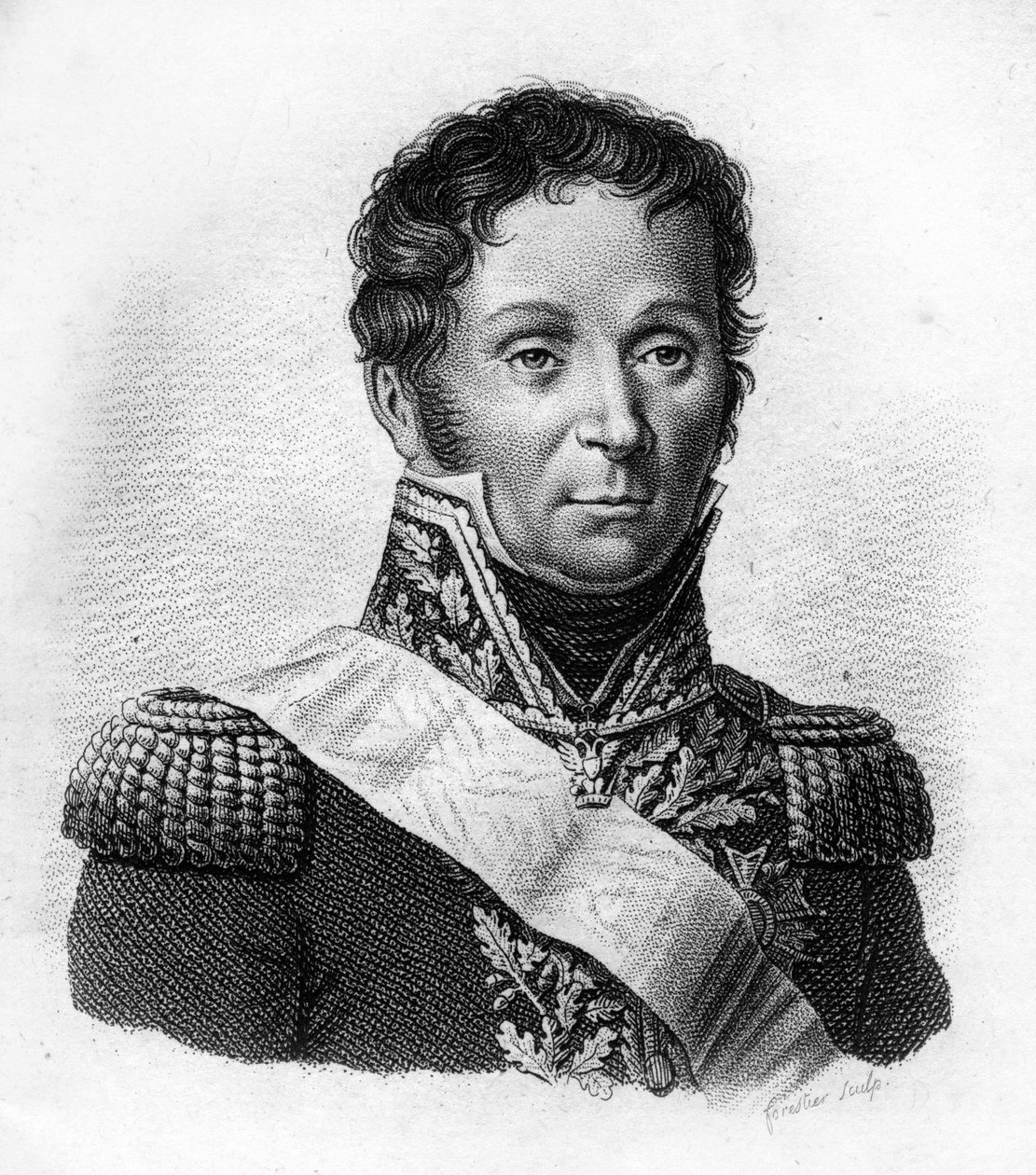 François Etienne Kellermann Fils (1770-1835), generale di cavalleria. Inciso da Ambroise Tardieu nel 1818. Collezione Stella da Ambroise Tardieu