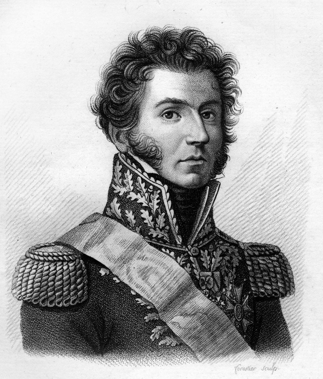 Gabriel Jean Joseph, Conte Molitor, Maresciallo di Francia (1770-1849). Inciso da Ambroise Tardieu nel 1818. Collezione Stella da Ambroise Tardieu