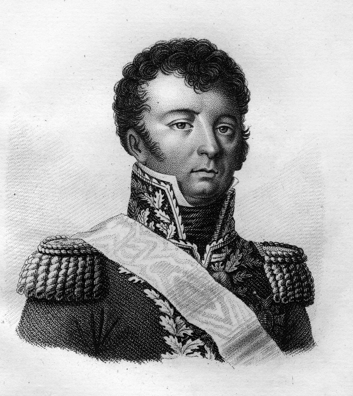 Generale Dominique Joseph Vandamme (1770-1830), Conte di Unsebourg in "Ritratti dei generali francesi a seguito delle vittorie e conquiste dei francesi". Inciso da Ambroise Tardieu nel 1818. Collezione Stella. da Ambroise Tardieu