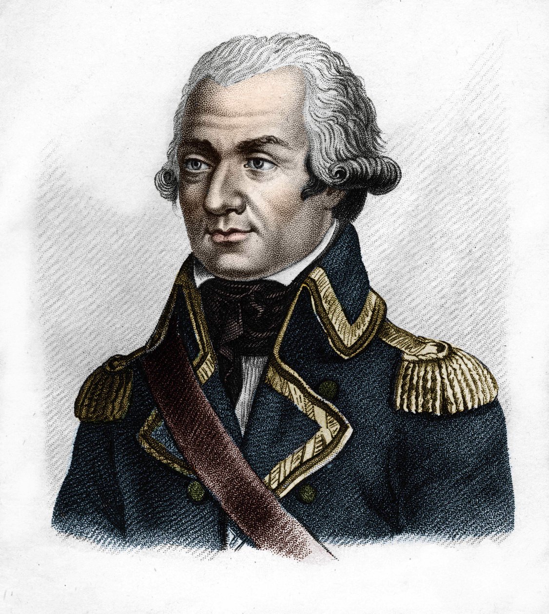 Generale Dumouriez. Charles François du Périer, detto du Périer du Mourier poi Dumouriez Generale francese (1739-1823) - in "Portraits des généraux français en suite des victoires et conquêtes des français". Inciso da Ambroise Tardieu nel 1818. Collezione  da Ambroise Tardieu