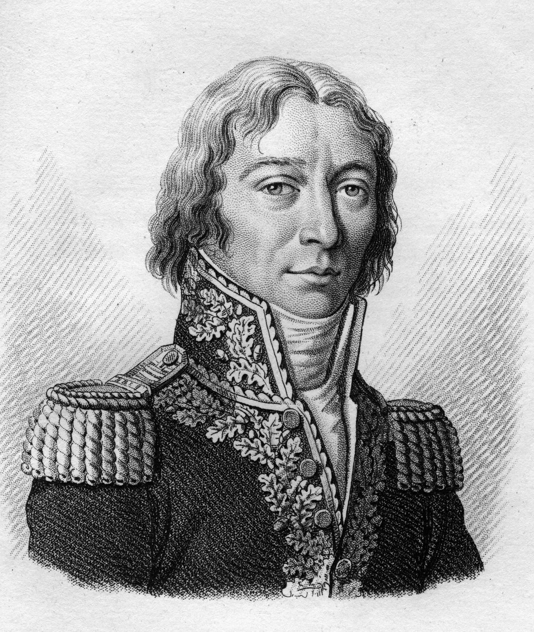 Generale Richepanse in "Portraits of the French generals following the victories and conquests of the French". Inciso da Ambroise Tardieu nel 1818. Collezione Stella. da Ambroise Tardieu