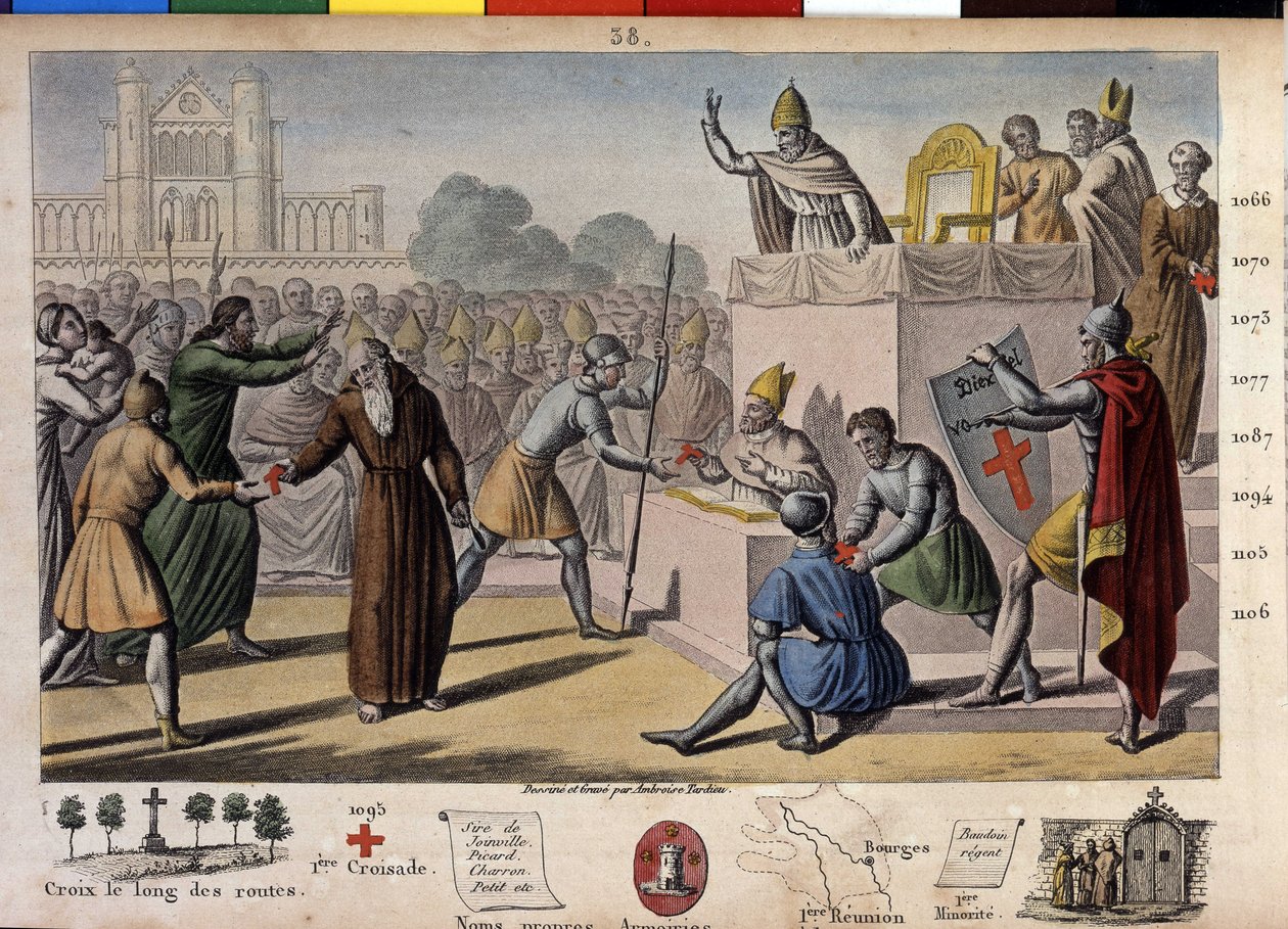 Dio lo vuole: al Concilio di Clermont (oggi Clermont Ferrand, Alvernia), Pietro l