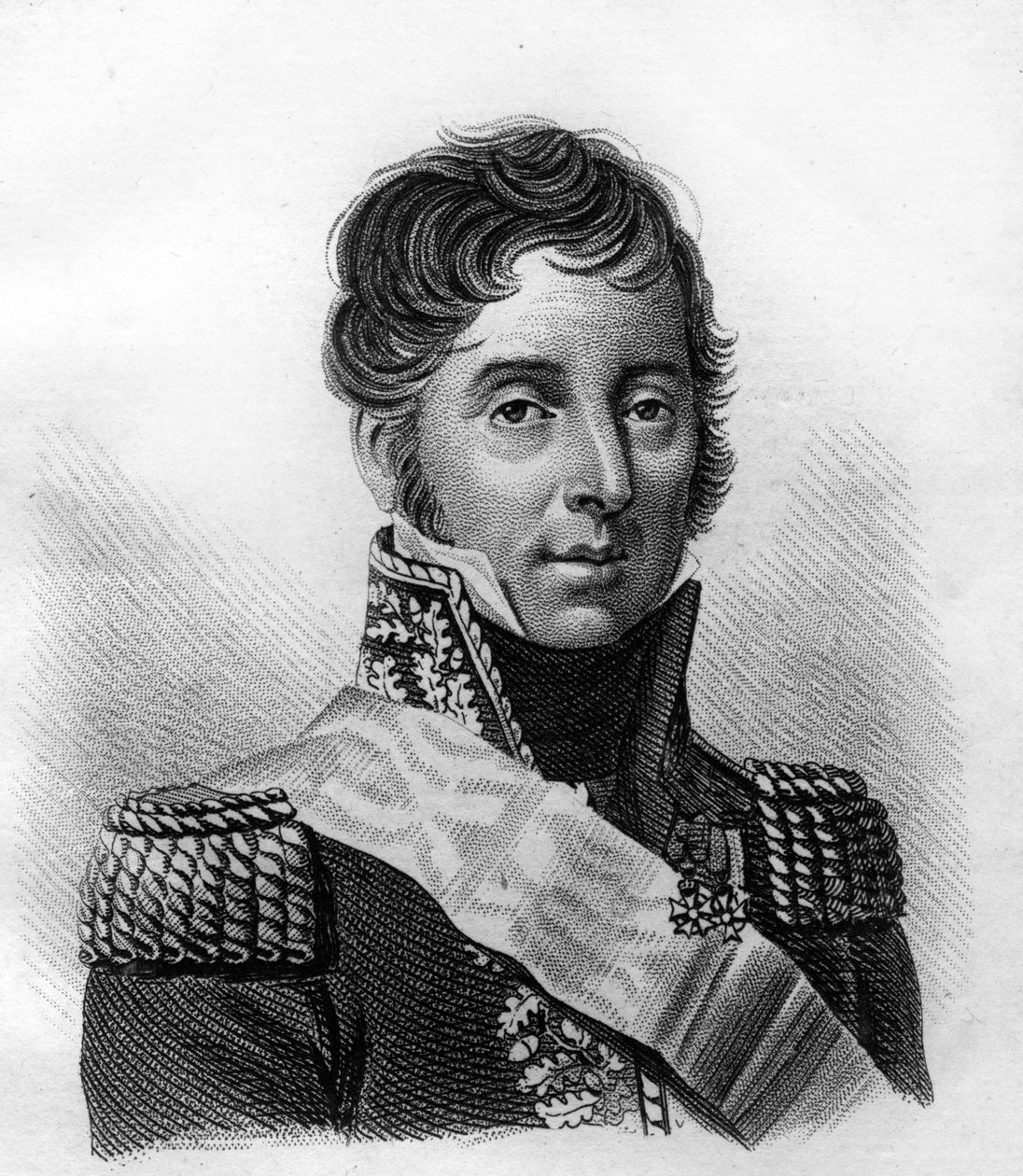 Jean Antoine Verdier (1775-1850) - in "Portraits of the French generals following the victories and conquests of the French". Inciso da Ambroise Tardieu nel 1818. Collezione Stella. da Ambroise Tardieu