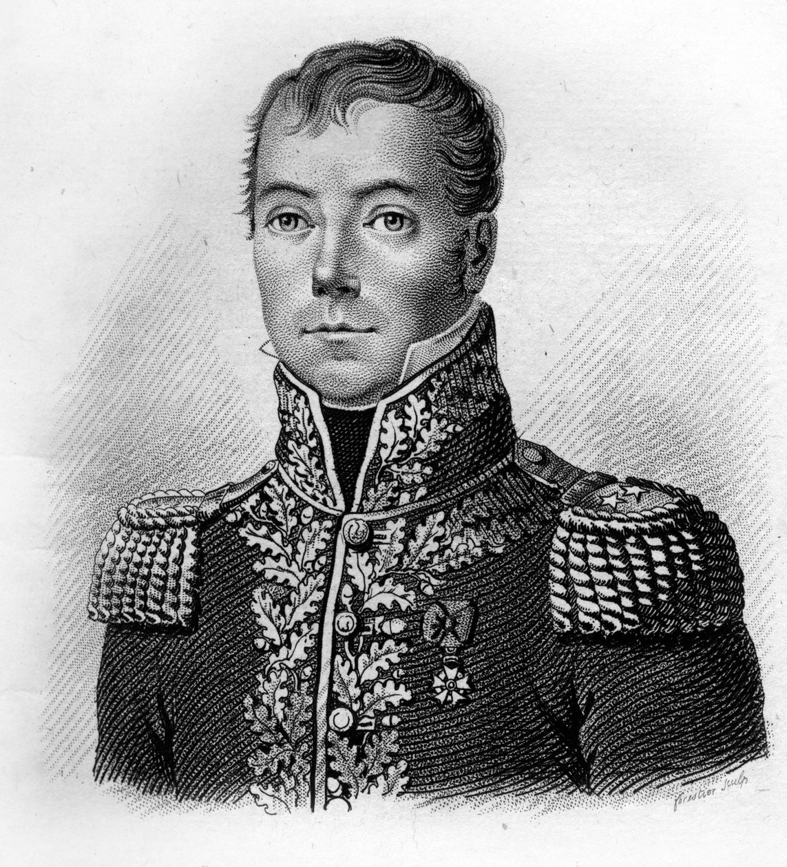 Il generale Jean Pierre BECHÉ. 1770-1814. In 