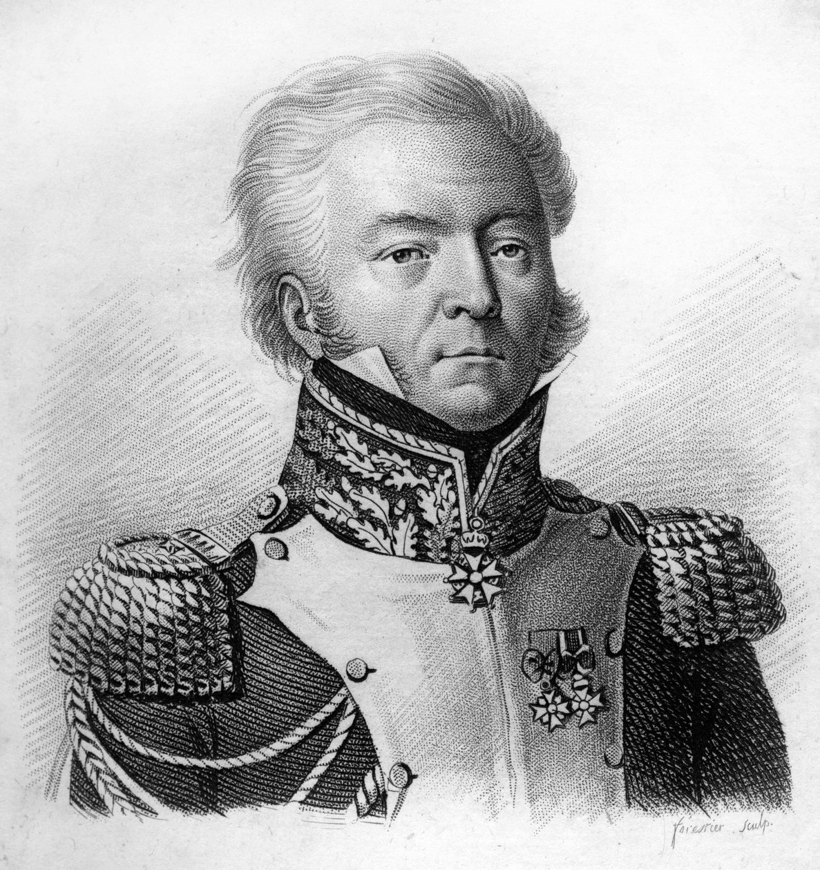 Louis Lepic Generale di Divisione (1765-1847) - in "Portraits des généraux français en suite les victoires et conquêtes des Français". Inciso da Ambroise Tardieu nel 1818. Collezione Stella da Ambroise Tardieu
