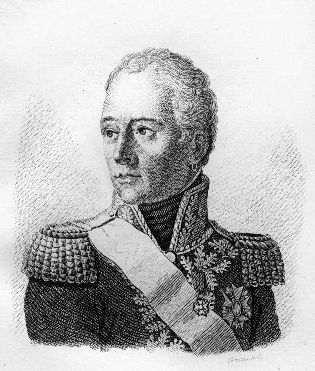 Louis Marie Turreau de Garambouville (1756-1816), generale francese - in "Ritratti dei generali francesi a seguito delle vittorie e conquiste dei francesi". Inciso da Ambroise Tardieu nel 1818. Collezione Stella. da Ambroise Tardieu