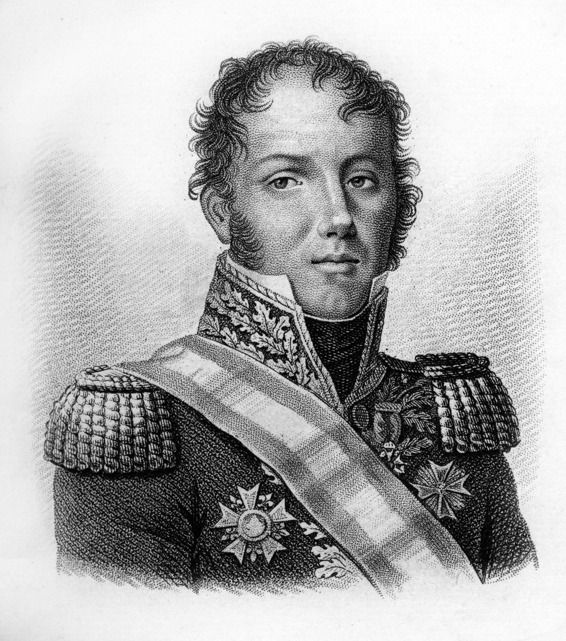 Ritratto del Generale Dominique Louis Antoine Klein (1759-1845). Inciso da Ambroise Tardieu nel 1818. Collezione Stella da Ambroise Tardieu