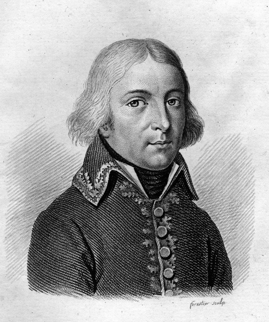 Ritratto di Elzeard Auguste Cousin de Dommartin da Ambroise Tardieu