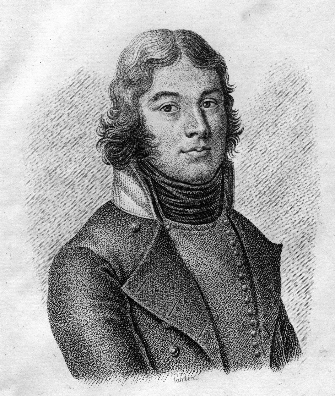 Ritratto del Generale Lazare Louis Hoche (1768-1797) - in 