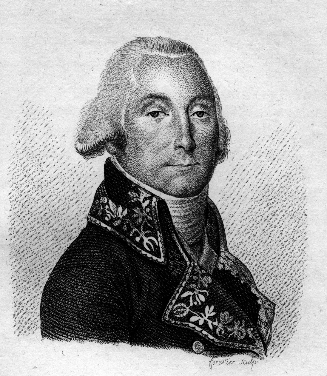 Ritratto di Olivier Macoux Rivaud de la Raffiniere (1766-1839). Generale e Barone dell