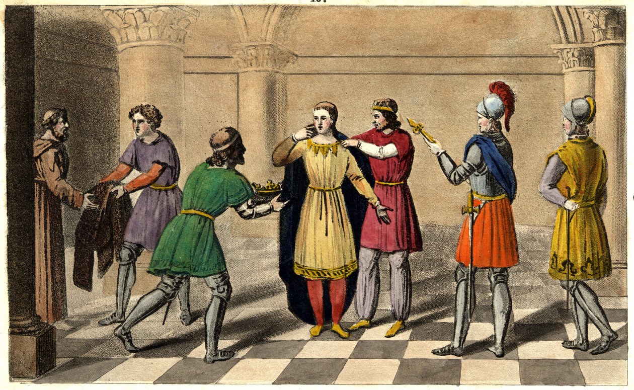 Thierry III viene portato dall