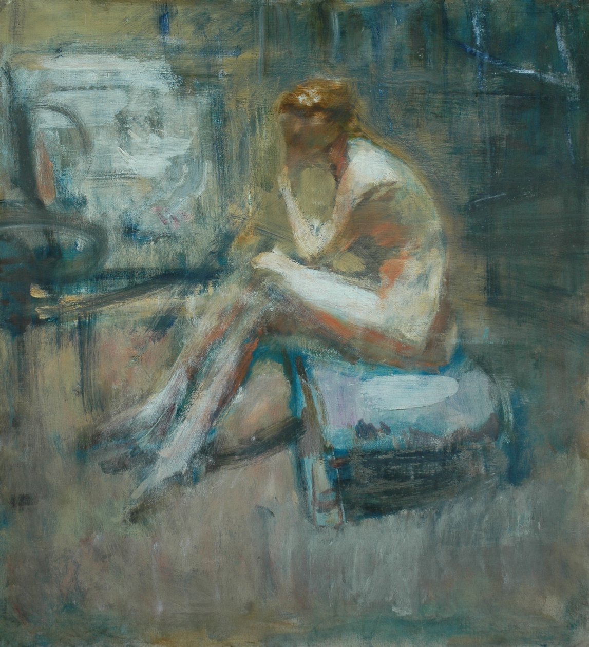 Nudo seduto, c.1920 da Ambrose McEvoy