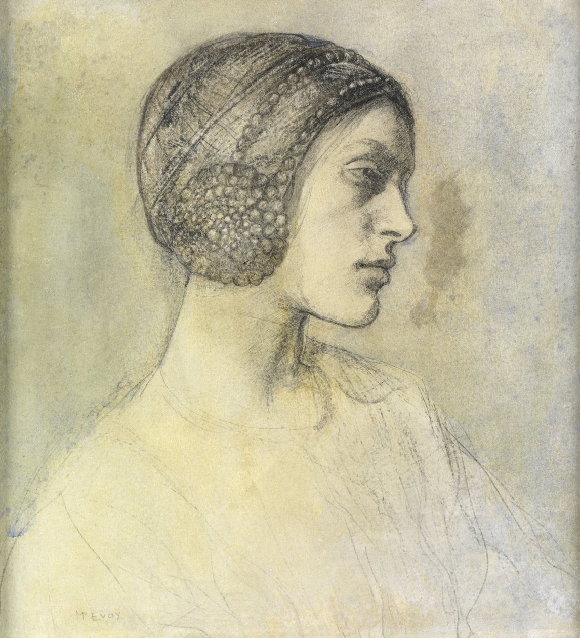 Anais, con un beguin, c.1822 da Ambrose McEvoy