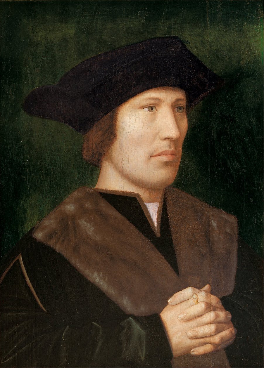 Uomo che prega da Ambrosius Benson