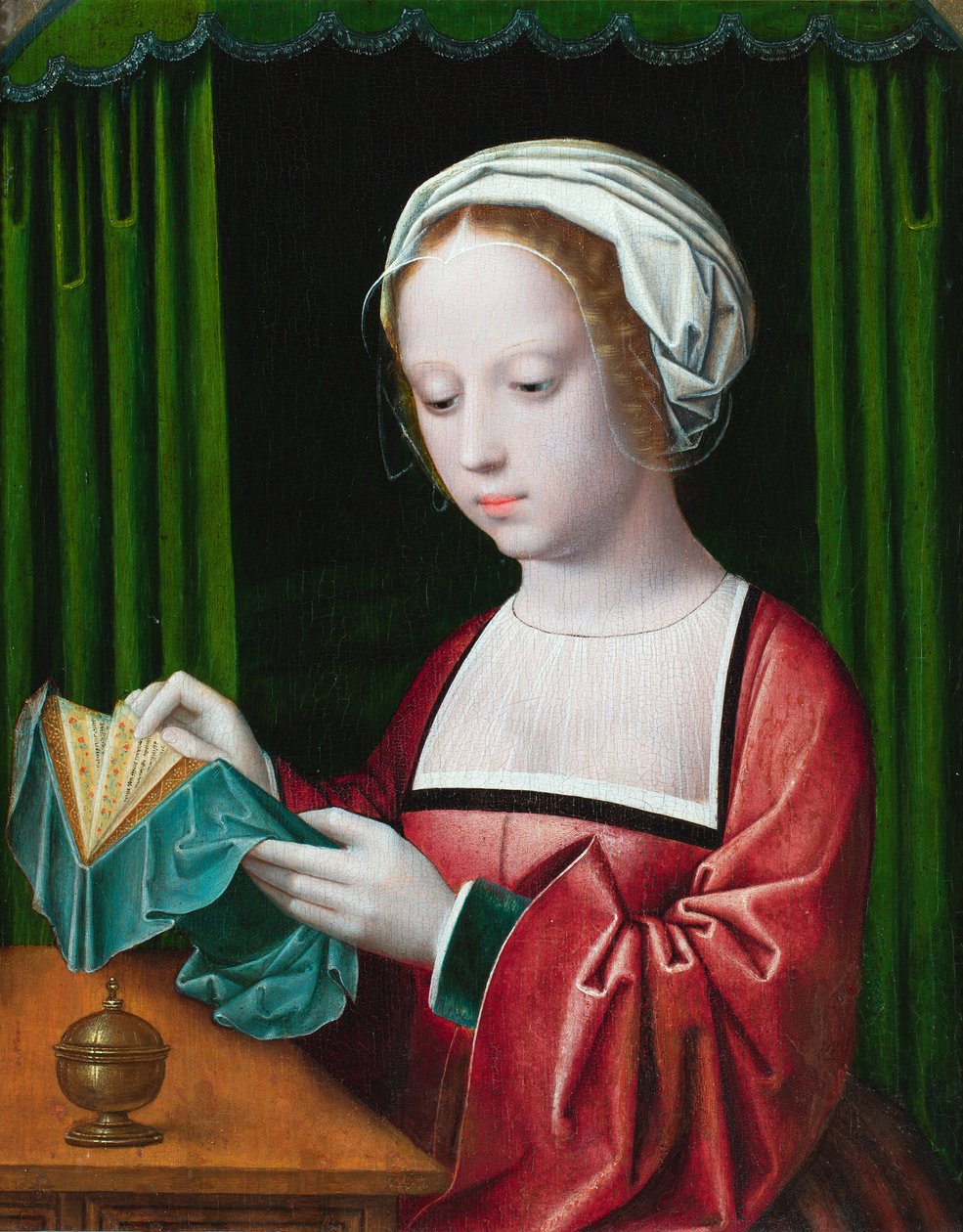 La Maddalena che legge da Ambrosius (follower of) Benson