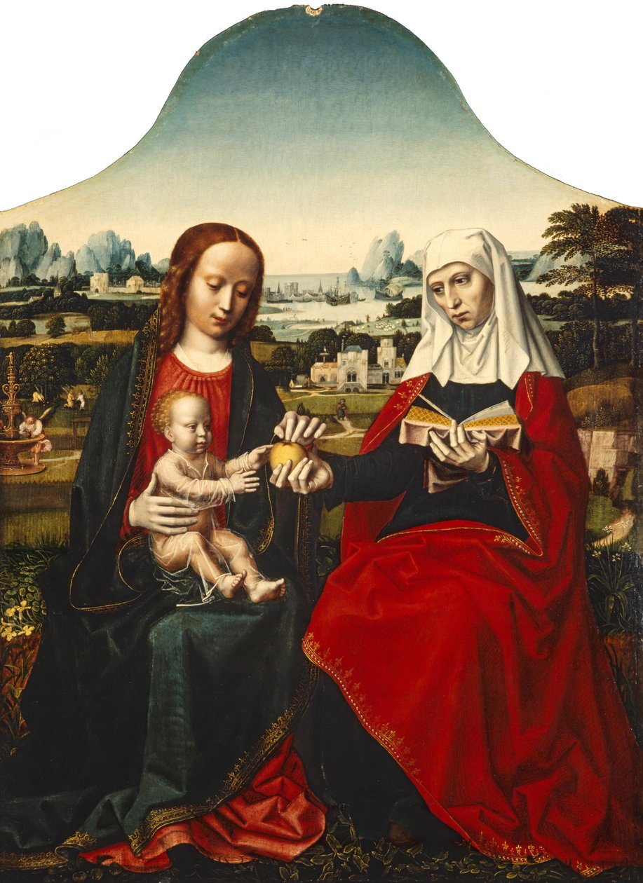 Olandese: La Vergine con il Bambino e Sant