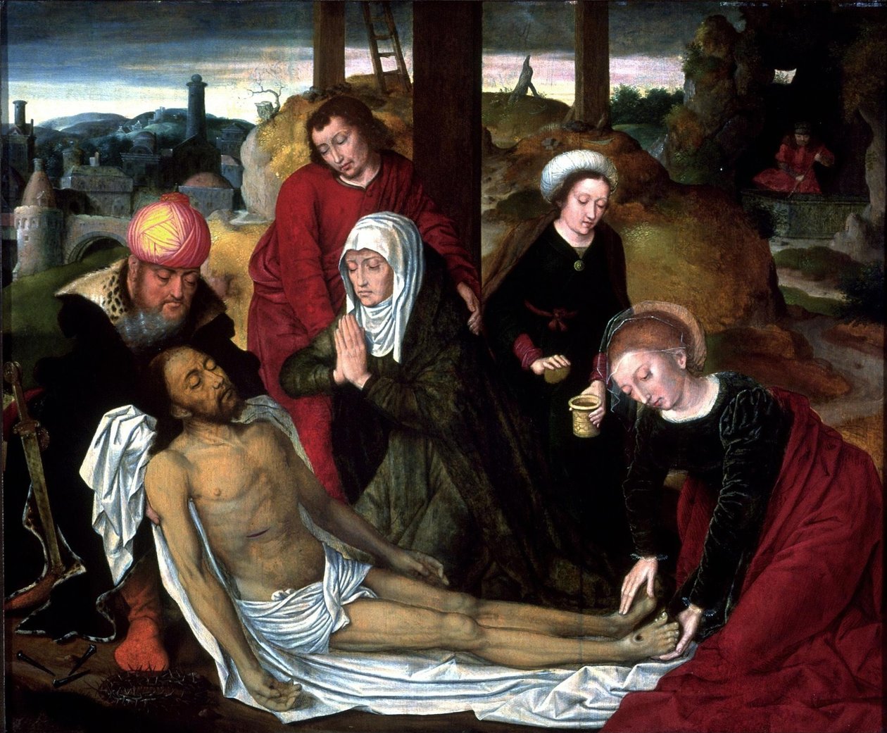 Il lamento su Cristo morto da Ambrosius Benson